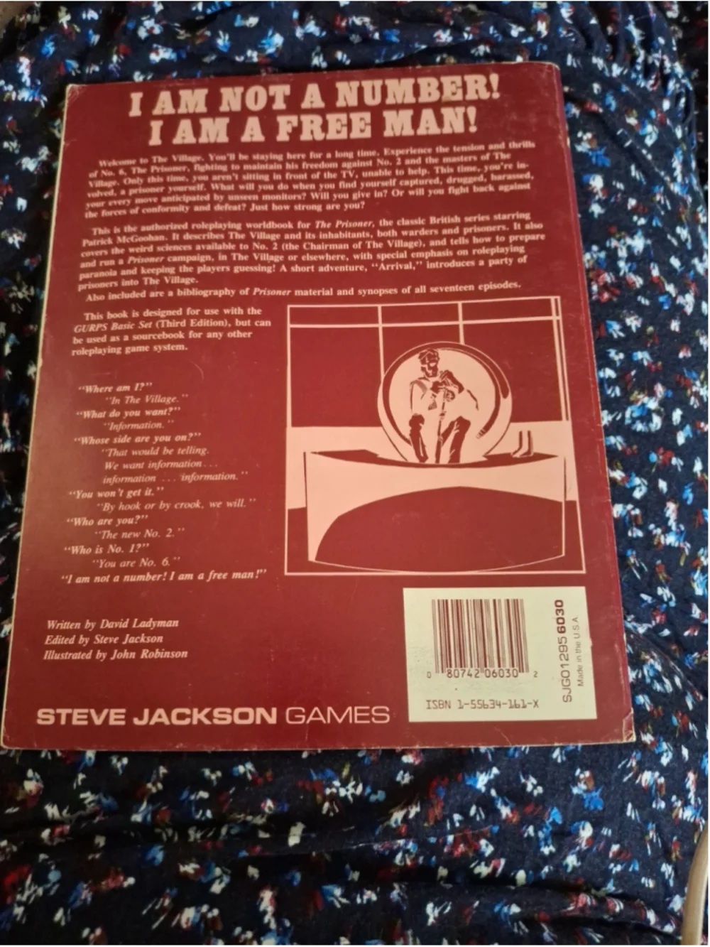 Gurps: The Prisoner by David Ladyman (Paperback, Steve Jackson Games, 1989)